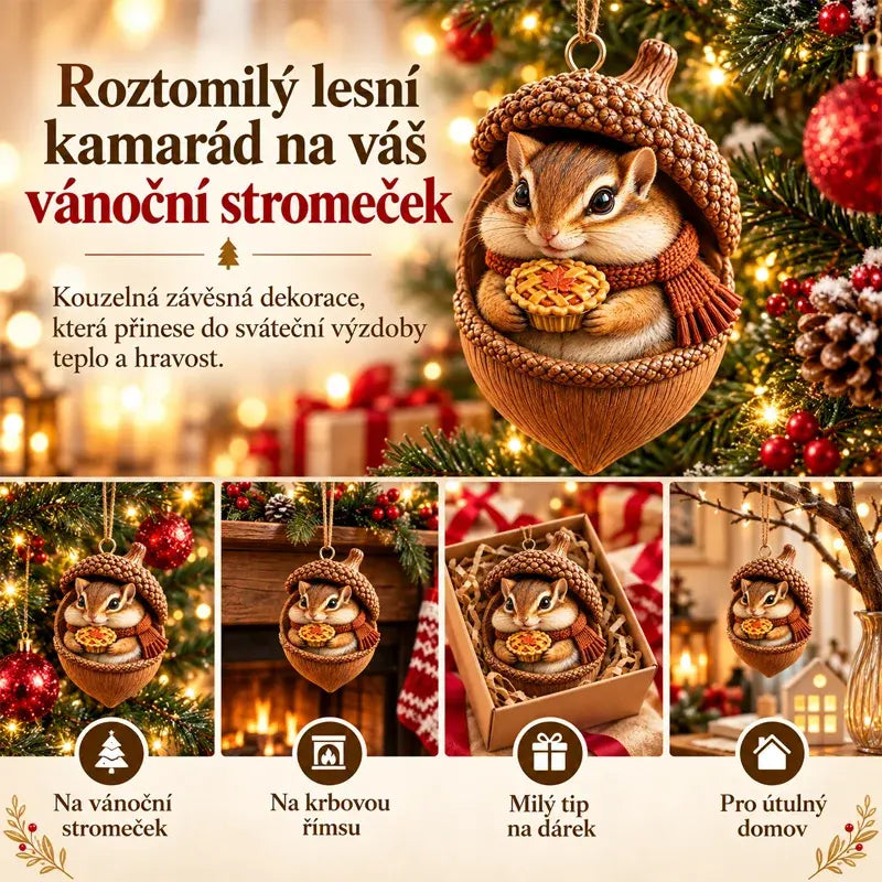 đăVĂĄsĂĄrolj 6 darabot, Ă©s kapsz 6 darabot ingyenăđĂj 2D akril karĂĄcsonyi dizĂĄjn fenyĆtoboz alakĂș ĂĄllatokkal