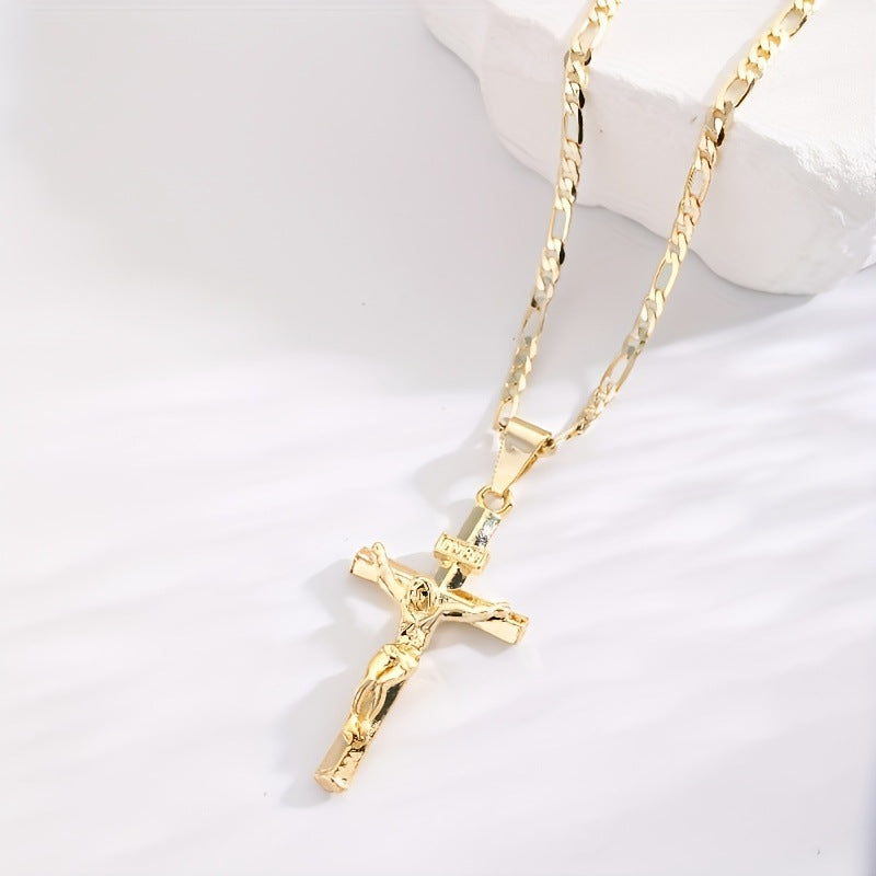 ✝️✨✝️Náhrdelník s vytříbeným designem Náhrdelník s Ježíšovým křížem