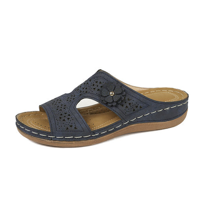 👡 Ortopedické letní sandály s květinovým vzorem | Maximální pohodlí ✨