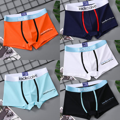 【5 kusů】Měkké a pohodlné pánské boxerky z čisté bavlny (M-3XL)