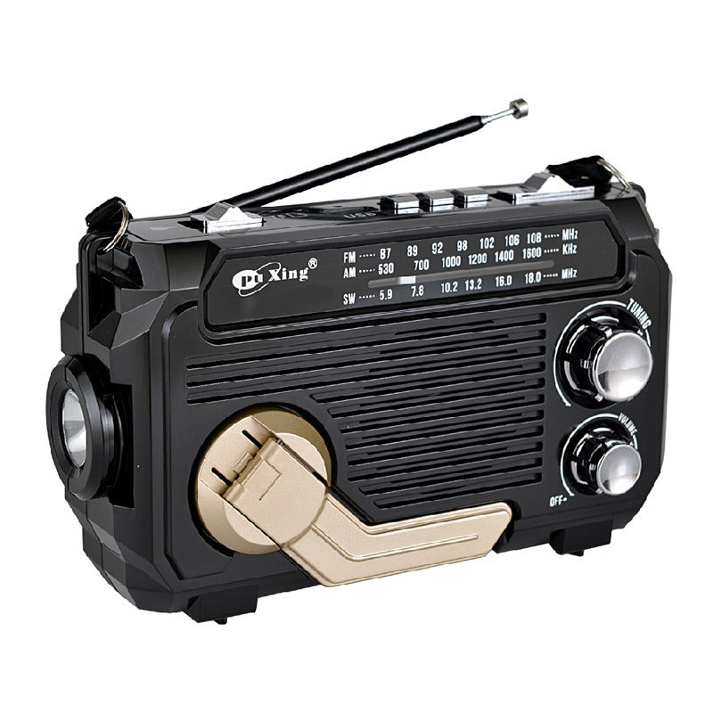 🏕️【Autenticidad garantizada】Linterna portátil con radio AM multifunción