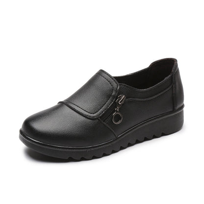 🔥👟【Tallas 35-41】Cómodos zapatos de mujer de piel auténtica, suela suave, antideslizante y resistente al desgaste, calidad garantizada.