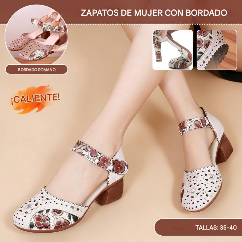 🔥【Oferta por tiempo limitado】🔥【35-40】🤩 Nuevas sandalias suaves para mujer, zapatos casuales con estampado