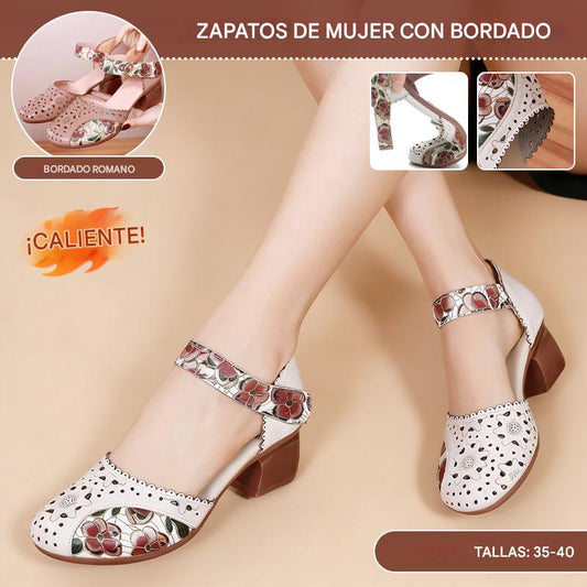 🔥【Oferta por tiempo limitado】🔥【35-40】🤩 Nuevas sandalias suaves para mujer, zapatos casuales con estampado