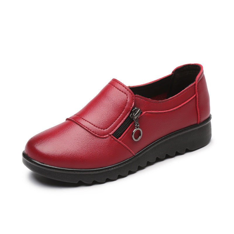 🔥👟【Tallas 35-41】Cómodos zapatos de mujer de piel auténtica, suela suave, antideslizante y resistente al desgaste, calidad garantizada.
