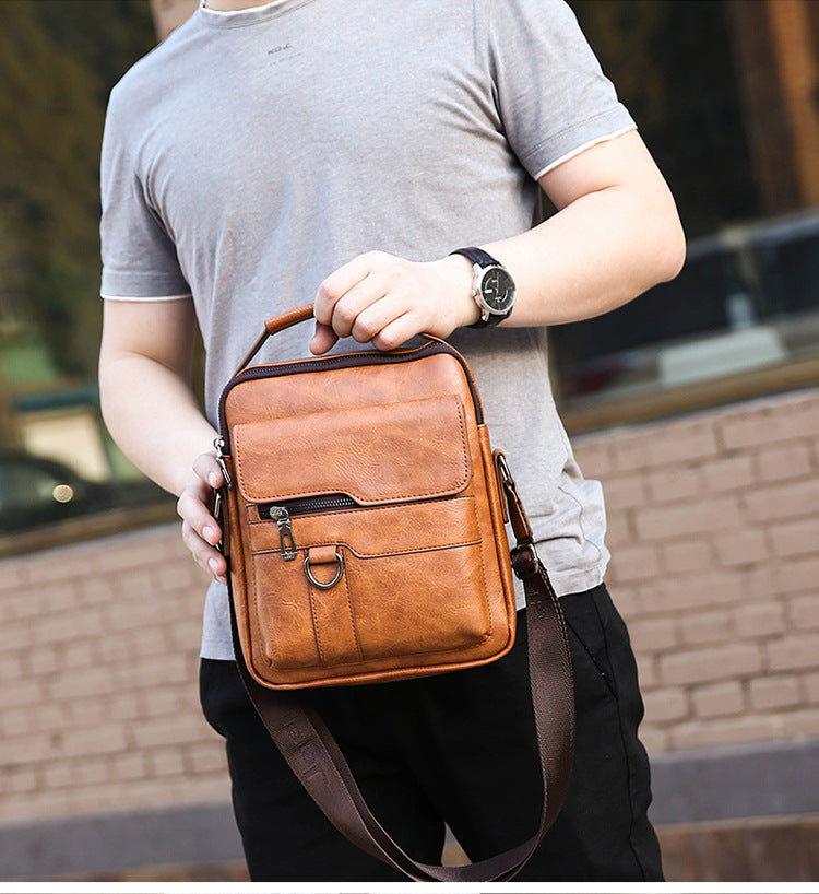 【Kupte 1 a získejte 1 zdarma】👜 Pánská ležérní módní kožená taška z hovězí kůže