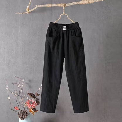 🌿🌈【M-4XL】Nuevos pantalones de pierna ancha para mujer, nuevos de primavera 2026, cómodos y casuales.