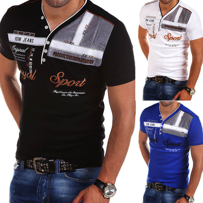 🌹50% de descuento 💖[S-4XL]✨ Camiseta ligera de manga corta con cuello en V para hombre, primavera 2026