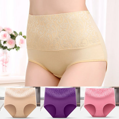 【Juego de 3 piezas】 Nuevos calzoncillos antibacterianos 100 % algodón para mujer