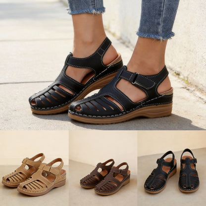 👡 Komfortní uzavřené letní sandály s prodyšným děrováním |Dokonalý komfort pro každou nohu 🌿
