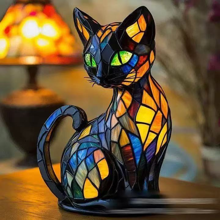 🐱🐱 Vidám és kreatív LED éjszakai fény macska és kutya formában, kellemes hangulatvilágításhoz