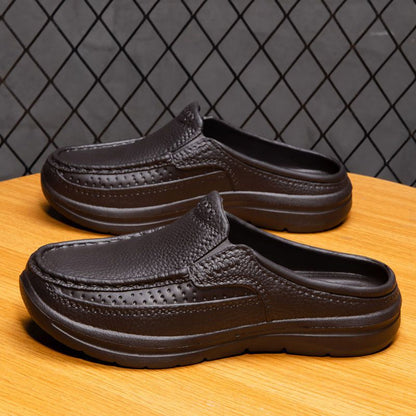 👞🔥【39-45】2026 Nové jednoduché pánské ležérní sandály s půl špičkou