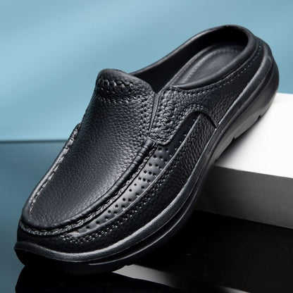 👞🔥【39-45】2026 Nové jednoduché pánské ležérní sandály s půl špičkou