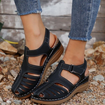 👡 Komfortní uzavřené letní sandály s prodyšným děrováním |Dokonalý komfort pro každou nohu 🌿