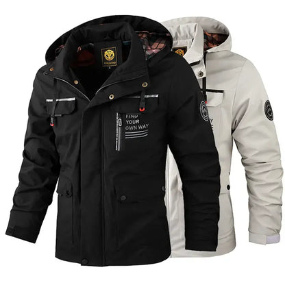🔥50% zniżki dzisiaj🔥【M-6XL】2026 Nowa męska, gruba, ciepła, wiatroszczelna i wodoodporna kurtka