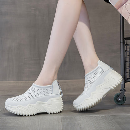 【50% de descuento】【35-40】Nuevas zapatillas deportivas de verano 2026: transpirables, versátiles, con suela gruesa y diseño calado.