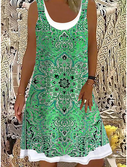 【S-5XL】Vestido de talla grande
