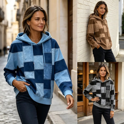 ⭐✨【S-5XL】😍Damska bluza z kapturem na jesień/zimę z długimi rękawami