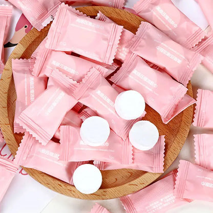 💦【50 piezas 23 euros】✨🌈Toalla comprimida desechable. Toalla facial comprimida portátil.