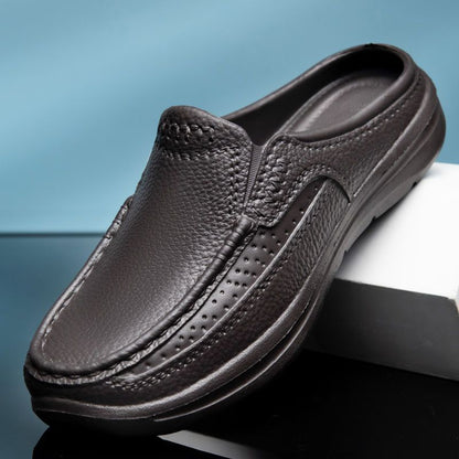 👞🔥【39-45】2026 Nové jednoduché pánské ležérní sandály s půl špičkou