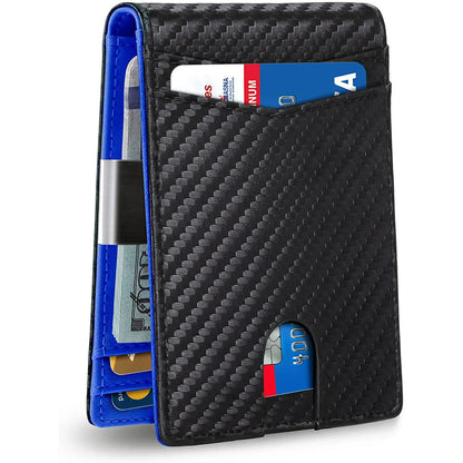 Imprescindible para hombres 👛 Cartera minimalista para hombre con función de protección RFID 👨