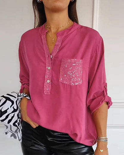【S-5XL】Nueva camiseta de cuello en V de color liso para 2026
