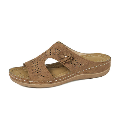 👡 Ortopedické letní sandály s květinovým vzorem | Maximální pohodlí ✨