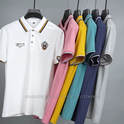【M-4XL】Polo nuevo para hombre, color liso