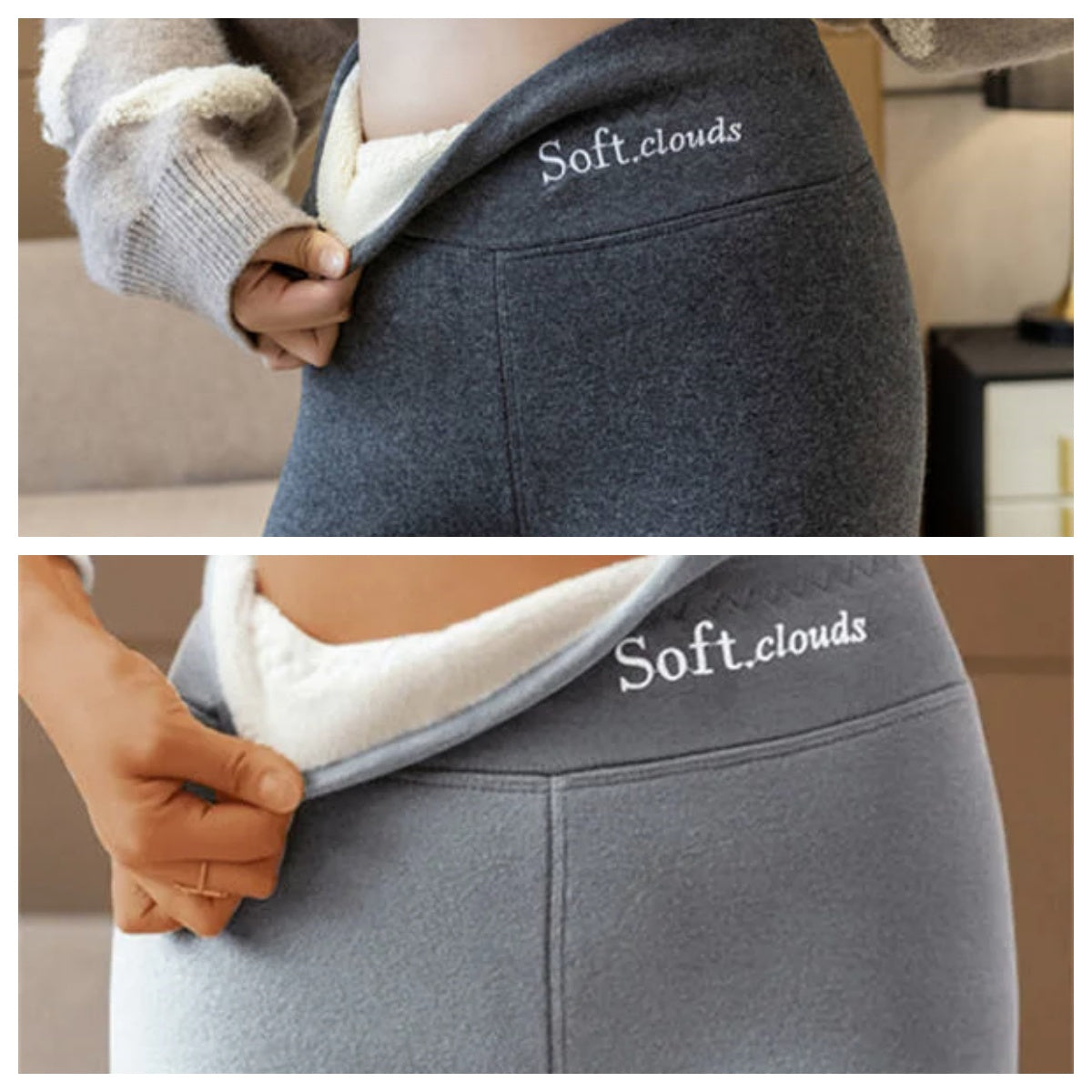 ✨🔥 2 darabos csomag【S-5XL】2026-os kasmír termoleg leggings magas derékkal őszre és télre