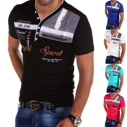 🌹50% de descuento 💖[S-4XL]✨ Camiseta ligera de manga corta con cuello en V para hombre, primavera 2026