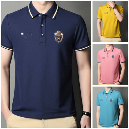 🔥🥰👔【M-3XL】2026 Nejnovější pánské polokošile s klopou