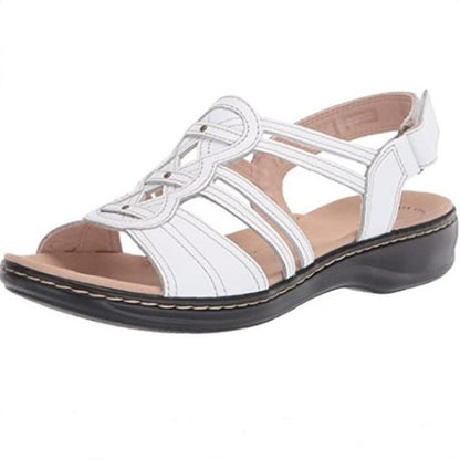 🔥👡【35-43】 Měkké a pohodlné dámské sandály z pravé kůže, ležérní plážové sandály