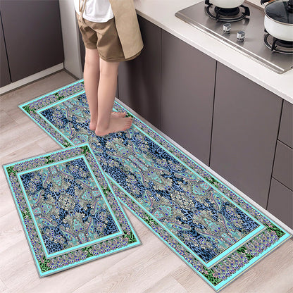 💥49% de descuento 【40*60cm + 40*120cm】🌺 Alfombrilla de cocina antideslizante, alfombrilla de cocina larga absorbente