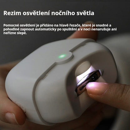 💅 ✨ Nová verze 2026! Automatický pilník na nehty – bezpečná a šetrná péče o nehty 👶🔧