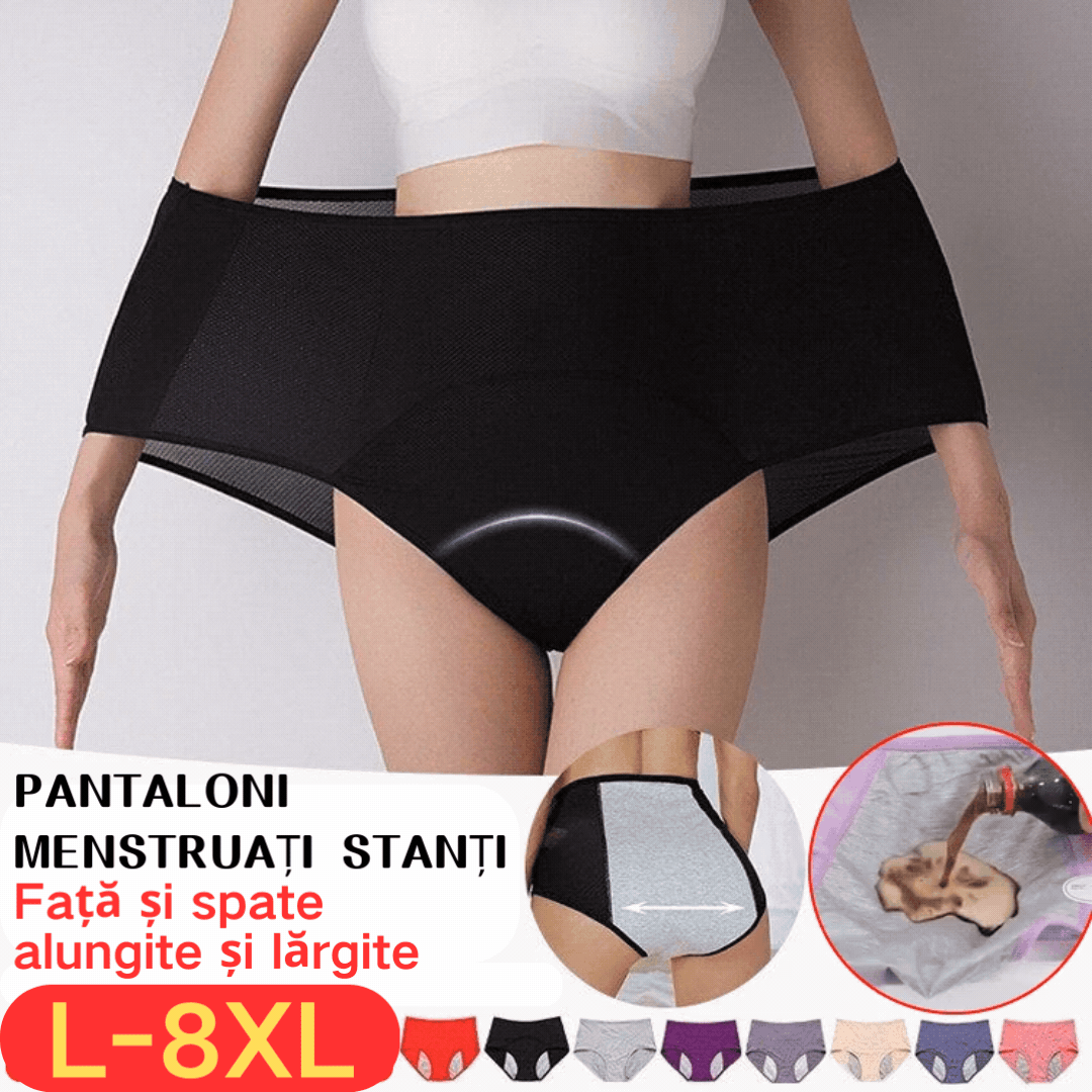 🔥🔥【30% REDUCERE】nové vylepšené nepromokavé slipy s vysokým pasem – pohodlné a šetrné k pokožce