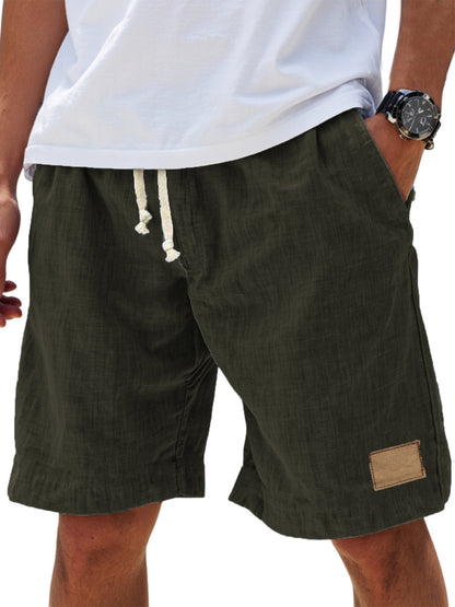 ⏳🔥【Poslední den se slevou 50 %】👖 【S-5XL】【55-110 kg】Pánské ležérní kraťasy s lněným vzhledem a stahovací šňůrkou pro rok 2026