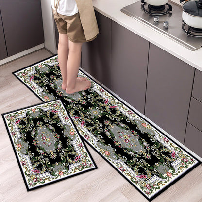 💥49% de descuento 【40*60cm + 40*120cm】🌺 Alfombrilla de cocina antideslizante, alfombrilla de cocina larga absorbente