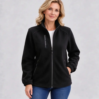 ❤️【XL-5XL】😊 Ženska flis jakna za mamice – za pomlad in jesen, s stoječim ovratnikom, odprta, prilegajoča se, nova