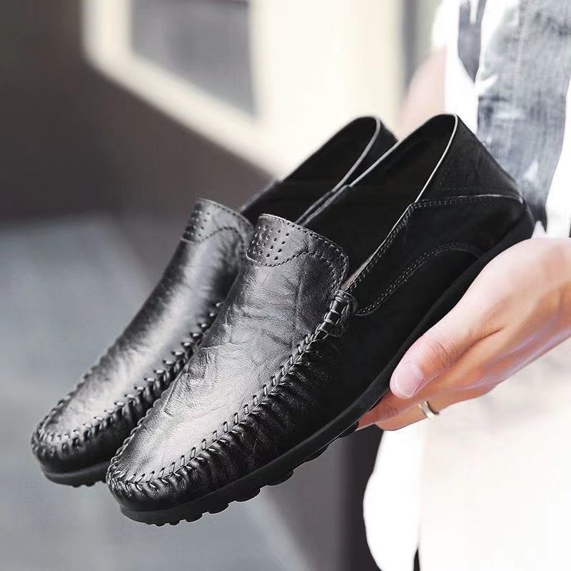 🔥【39-44】Zapatos casuales de cuero de vaca de moda para hombres