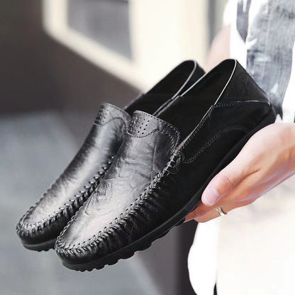 🔥【39-44】Zapatos casuales de cuero de vaca de moda para hombres