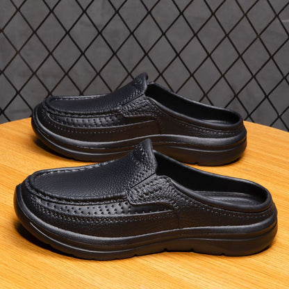 👞🔥【39-45】2026 Nové jednoduché pánské ležérní sandály s půl špičkou