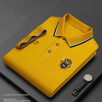 🔥🥰👔【M-3XL】2026 Nejnovější pánské polokošile s klopou