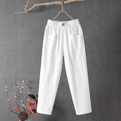 🌿🌈【M-4XL】Nuevos pantalones de pierna ancha para mujer, nuevos de primavera 2026, cómodos y casuales.