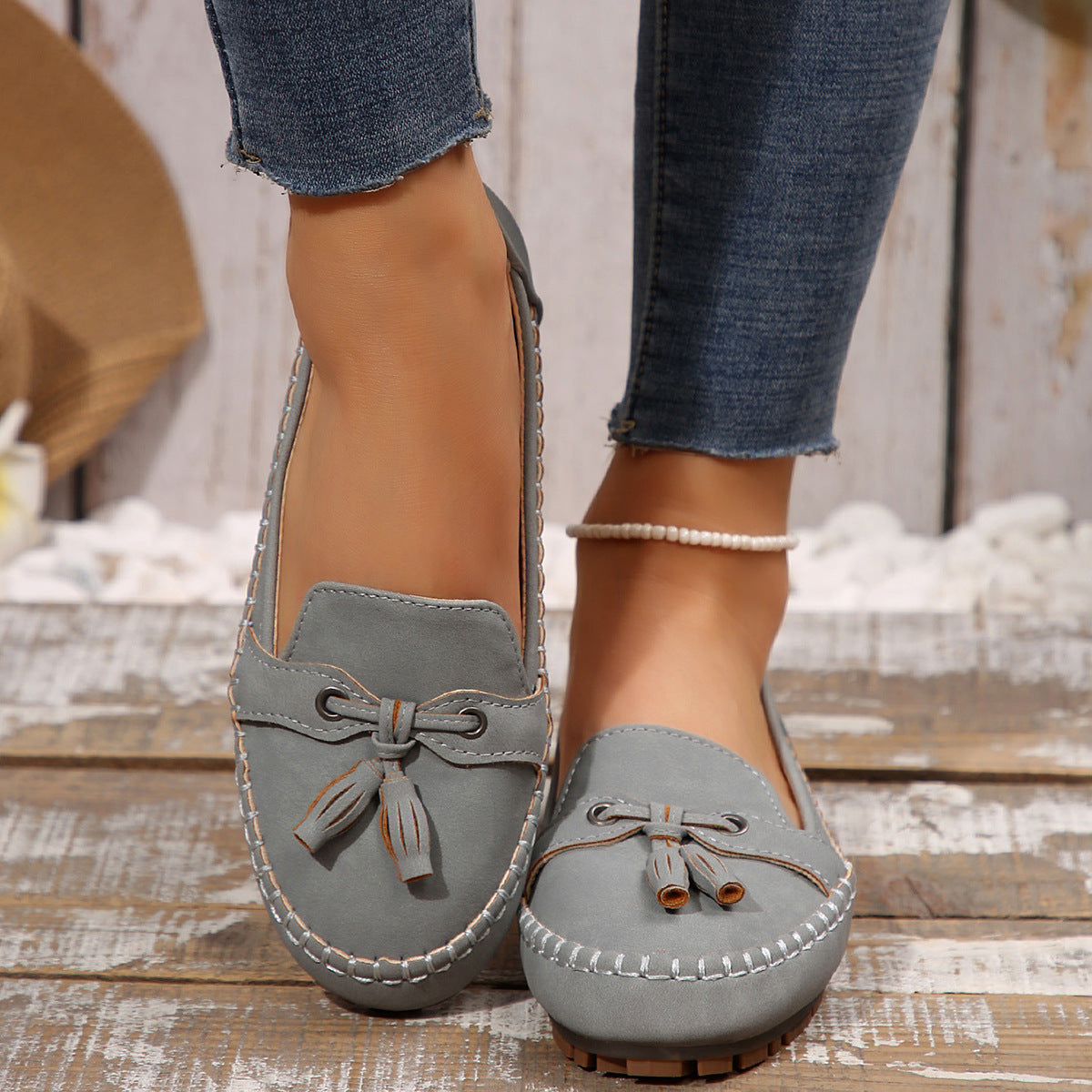 ✨50% de descuento✨【36-43】 Zapatos ortopédicos para mujer de cuero genuino: ligeros, antideslizantes, transpirables y cómodos.
