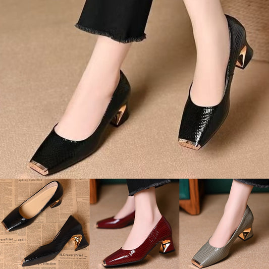 【35-42】Nuevos zapatos de salón franceses en relieve