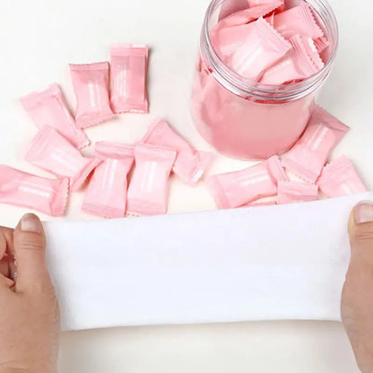 💦【50 piezas 23 euros】✨🌈Toalla comprimida desechable. Toalla facial comprimida portátil.