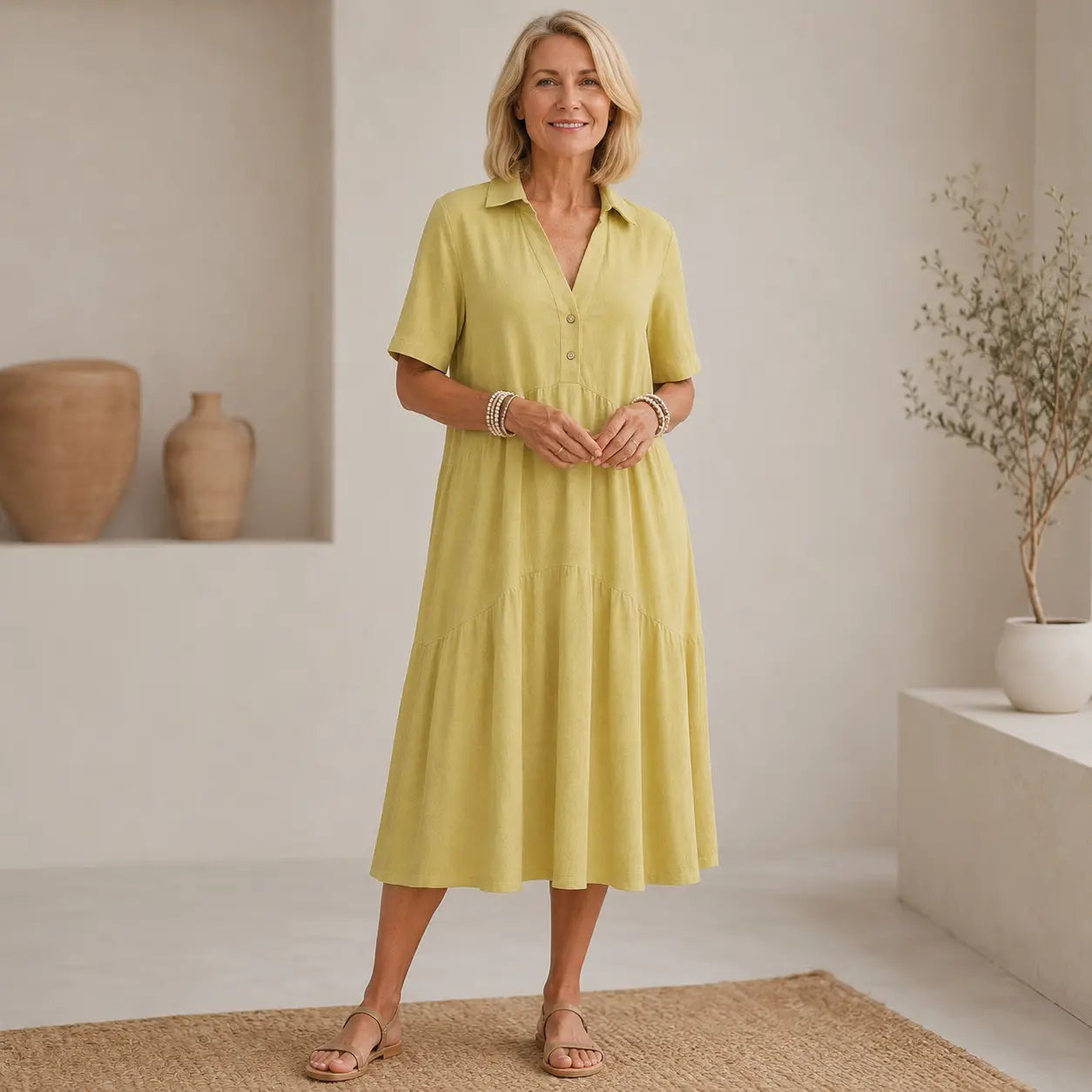 🌺👗2026 nowa wysokiej jakości lekka oddychająca sukienka casualowa modna（S-5XL）