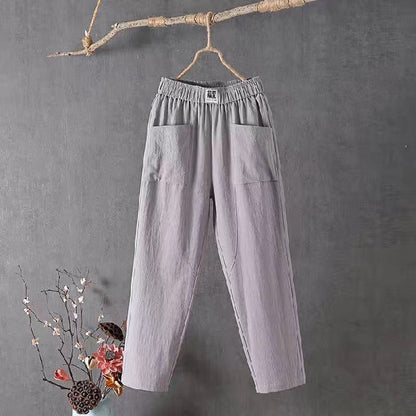 🌿🌈【M-4XL】Nuevos pantalones de pierna ancha para mujer, nuevos de primavera 2026, cómodos y casuales.