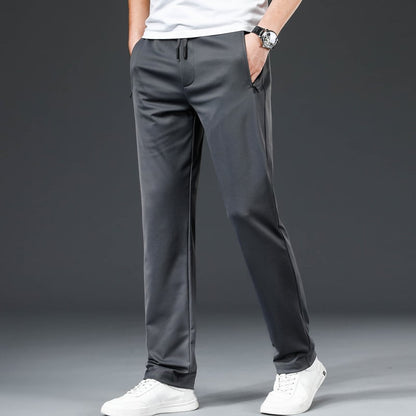 🔥【¡50% de descuento!】Pantalones casuales de verano sueltos con cintura elástica para hombre