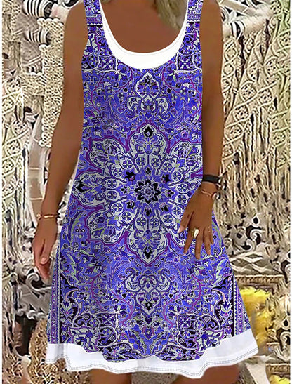 【S-5XL】Vestido de talla grande